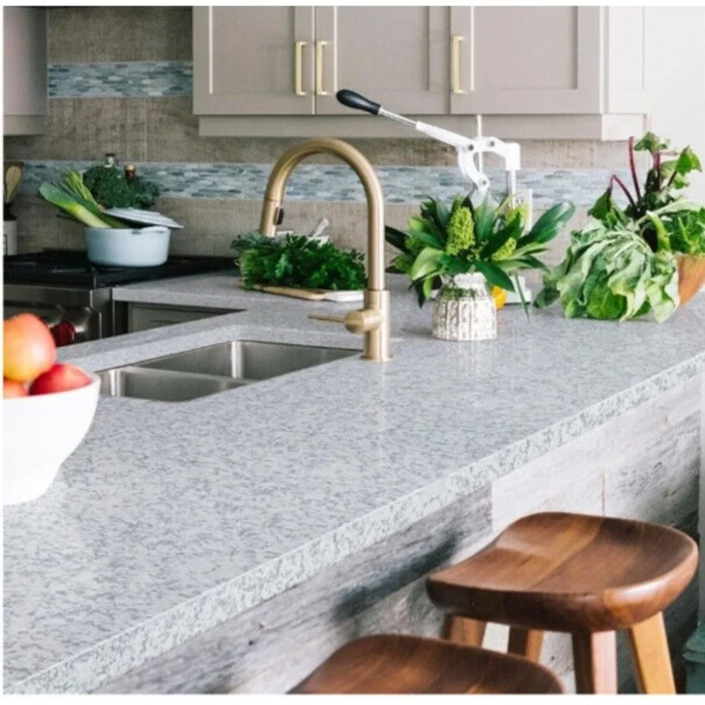 Roll Self Adhesive Wallpaper Peel&Stick Granite Counter Contact Paper 30